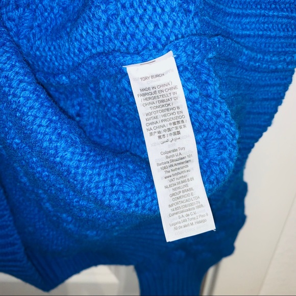 NWT Tory Sport | Merino Wool Cable Knit Sweater - Picture 11 of 13